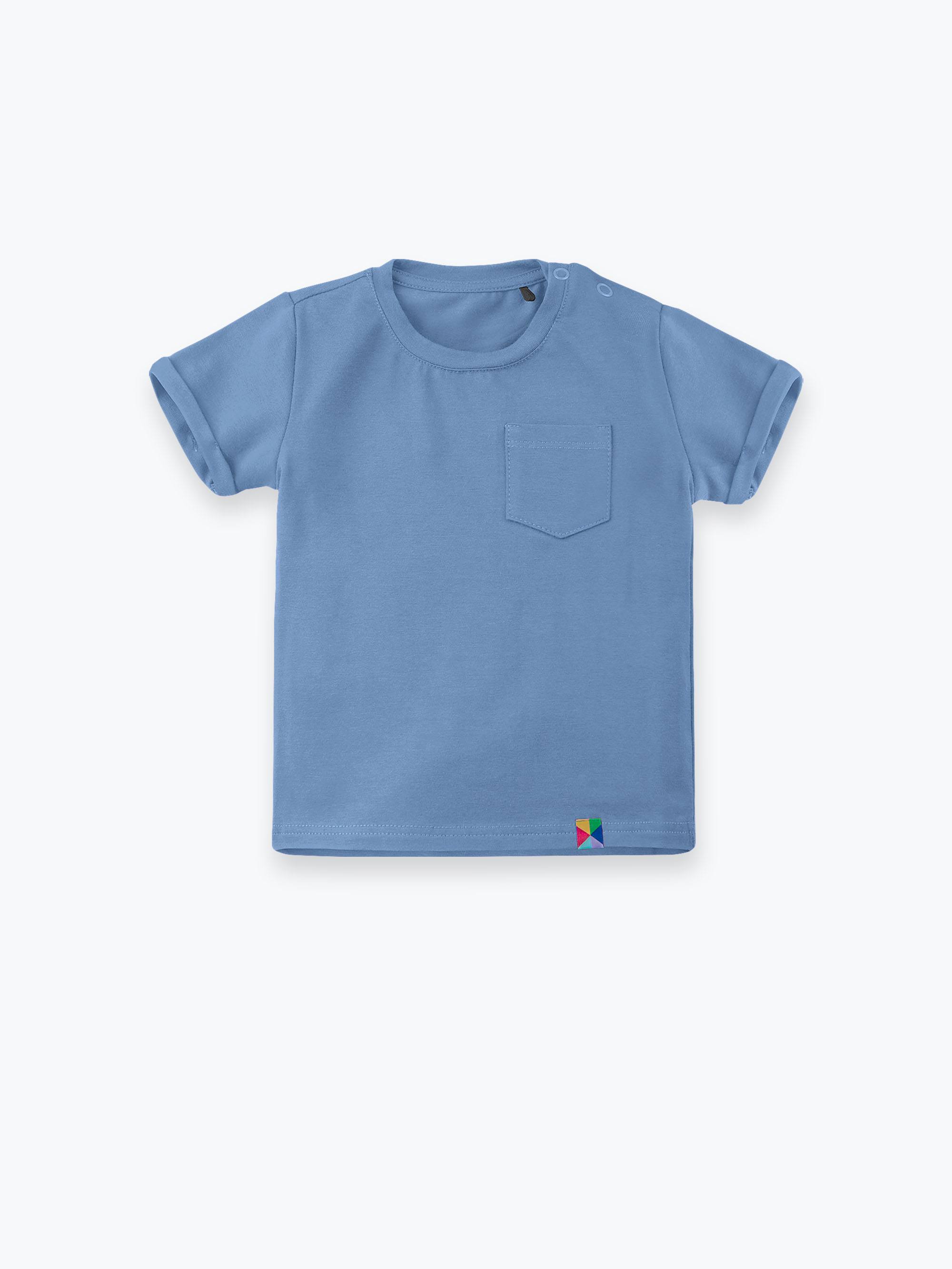 Błękitny T-shirt